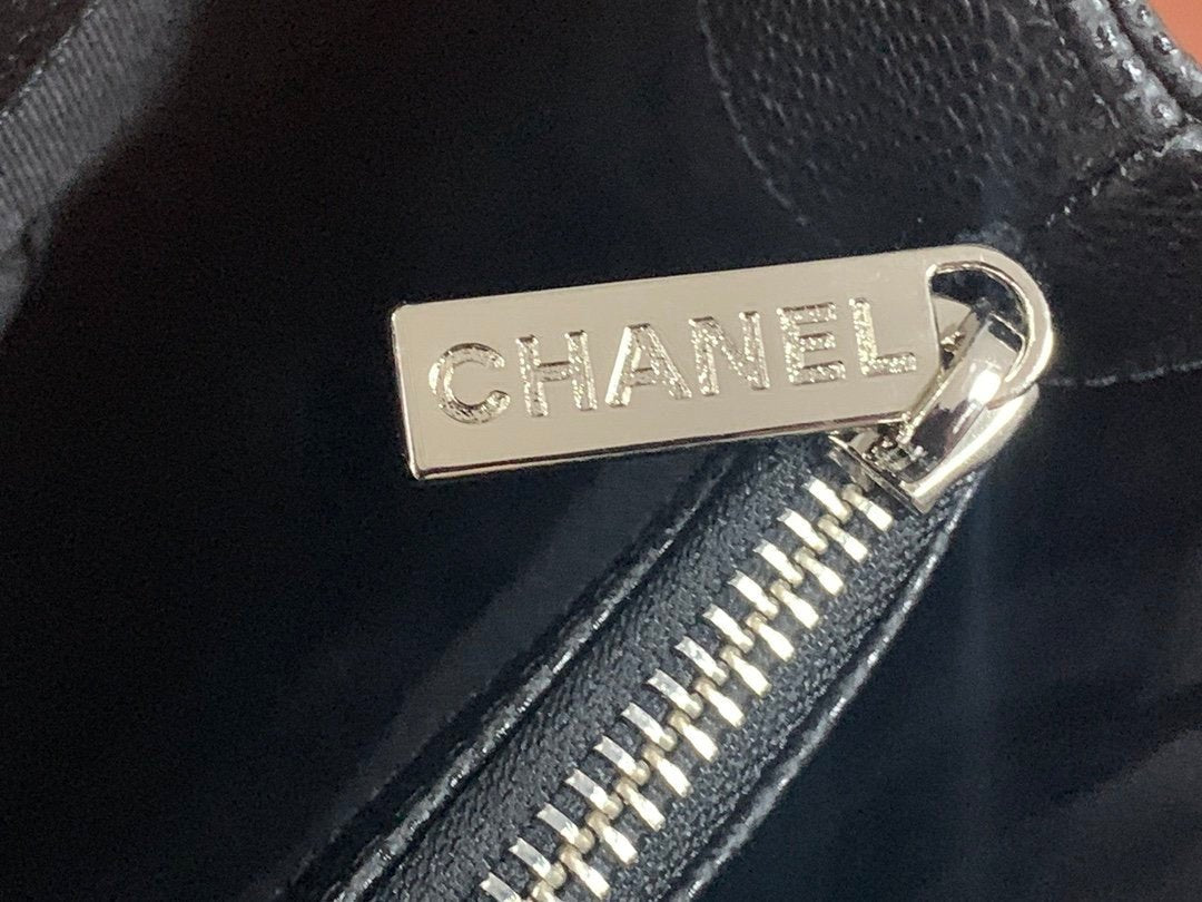 Chanel Tote Bag Spring Collection Silver Hardware 33cm Blue