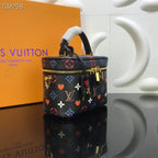 Louis Vuitton Vanity PM Bag 22cm Monogram Canvas Cruise Poker Collection M45163 Black/Multi