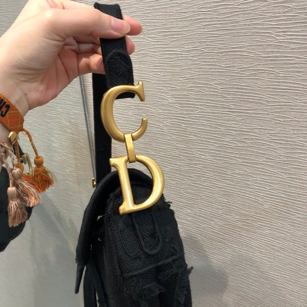Christian Dior Black Handle Bag 25cm