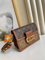 Louis Vuitton Mini Dauphine Monogram And Monogram Reverse Canvas By Nicolas Ghesquière For Spring-Summer, For Women Women’s Handbags, Shoulder Bags 20cm LV M45959