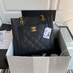 Chanel Maxi Shopping Bag 30cm Black