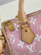 Louis Vuitton Nano Speedy in Monogram 16cm Pink