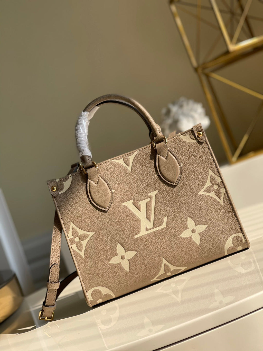Louis Vuitton Handle Bag 25cm Light-Brown