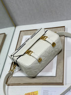 Christian Dior D-Bubble Bucket Bag 24cm White