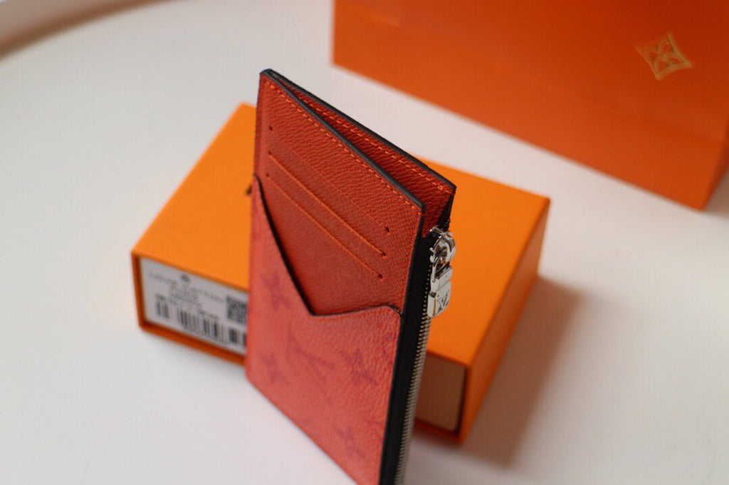 Louis Vuitton Monogram Wallet 20cm Orange