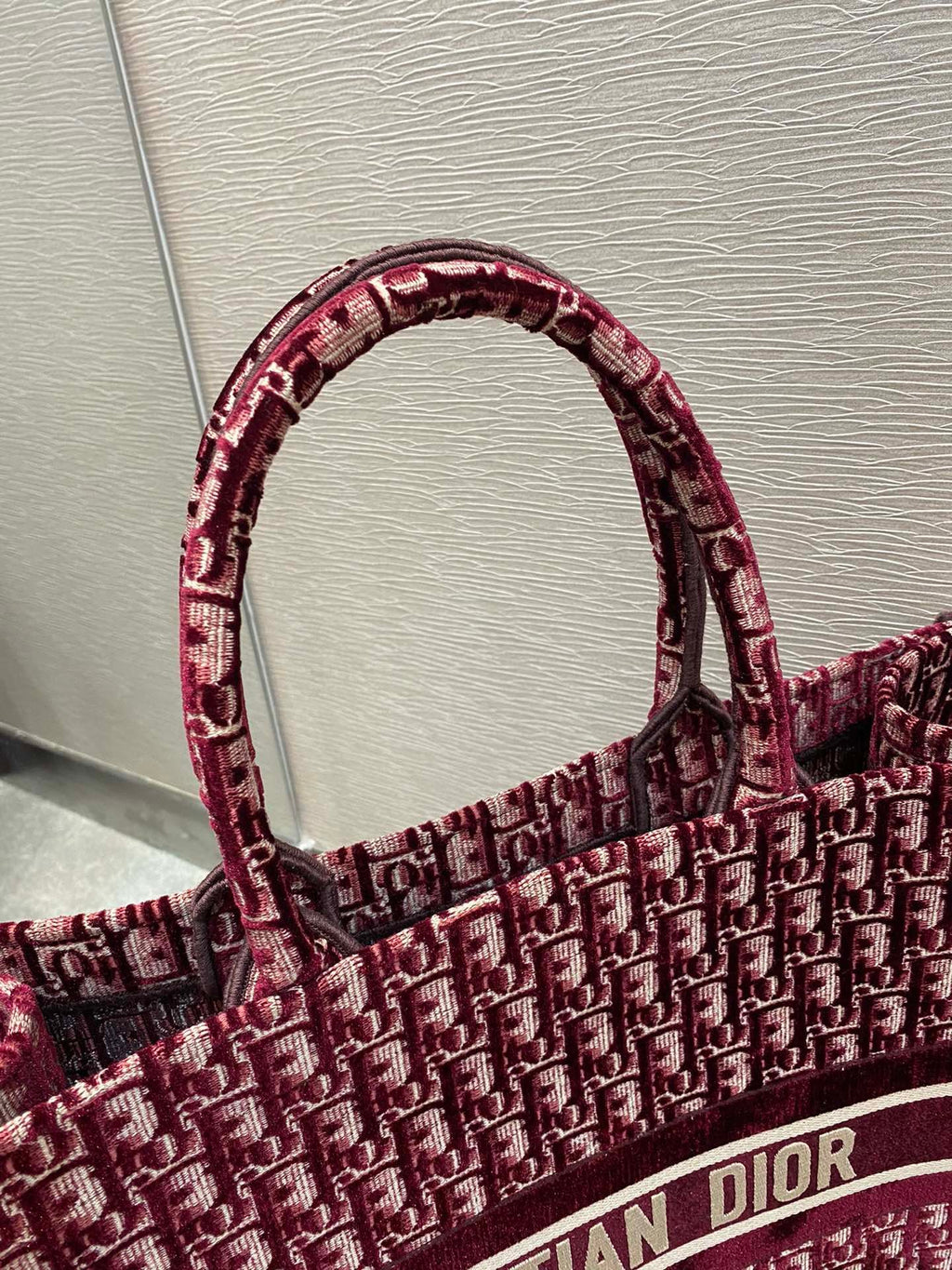 Christian Dior RedLarge Handle Bag 42cm