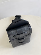 Louis Vuitton Saumur Sling Bag 18cm Black