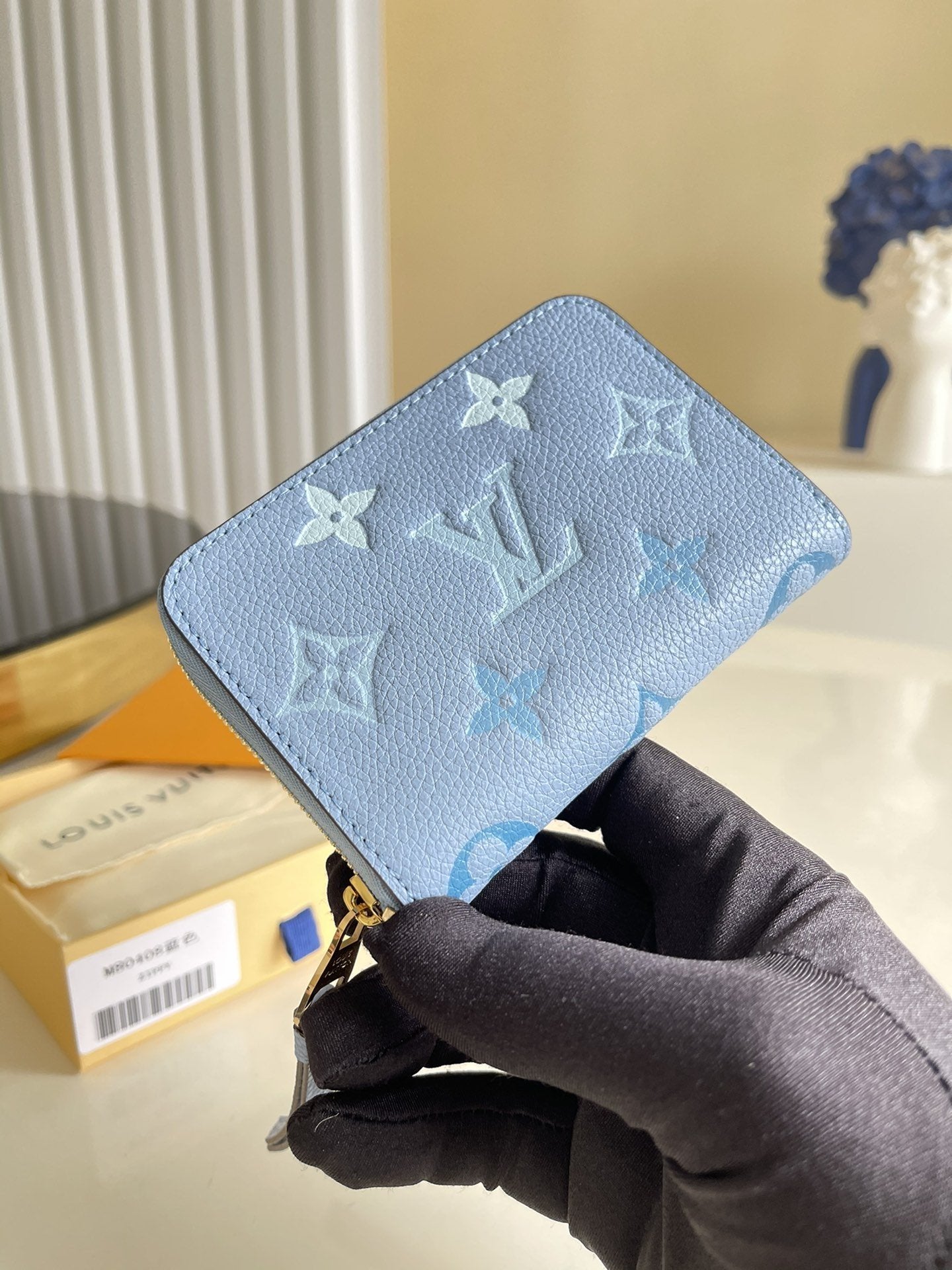 Louis Vuitton Monogram Wallet 11cm Blue