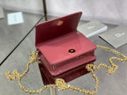 Christian Dior Shine Red Crossbody Bag 14cm