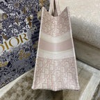 Christina Dior Medium Book Tote Bag 36cm Light Pink