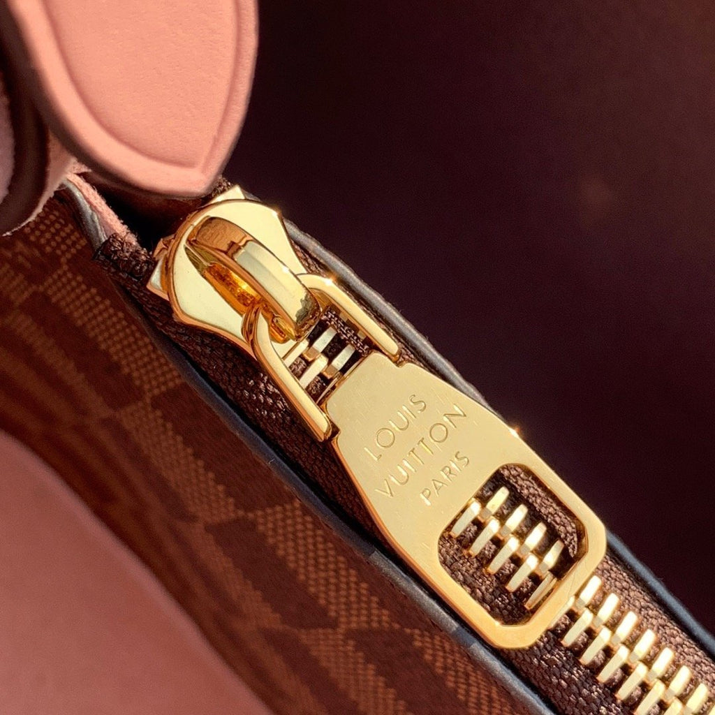 Louis Vuitton Neo Alma BB Bucket Bag 26cm Damier Ebene Canvas Spring/Summer Collection N40213 Pink