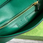 Gucci Blondie Shoulder Bag Green For Women, Women’s Bags 11in/28cm GG‎