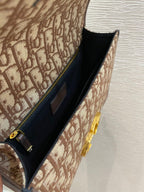 Christian Dior Brown Crossbody Bag 24cm