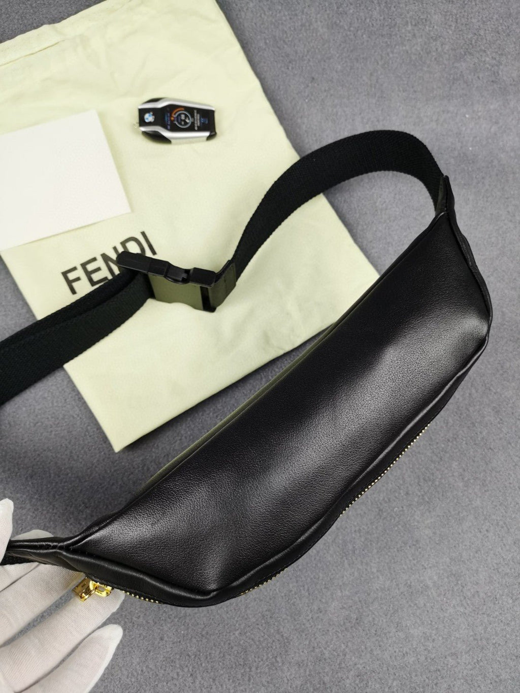 Fendi Belt Bag 18cm Black