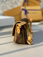 Louis Vuitton Tikal PM Monogram Canvas For Women, Women’s Handbags, Shoulder Bags 23cm LV M40078