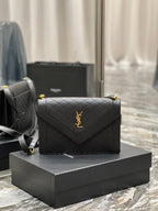 Saint Laurent Gaby Satchel With Gold Hardware 26cm