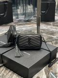 Saint Laurent Lou Mini Bag With Black Hardware 18cm