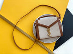 Saint Laurent Cassandra Mini Top Handle Bag With Gold Hardware 20cm