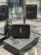 Saint Laurent Lou Camera Bag With Gold Hardware 23cm