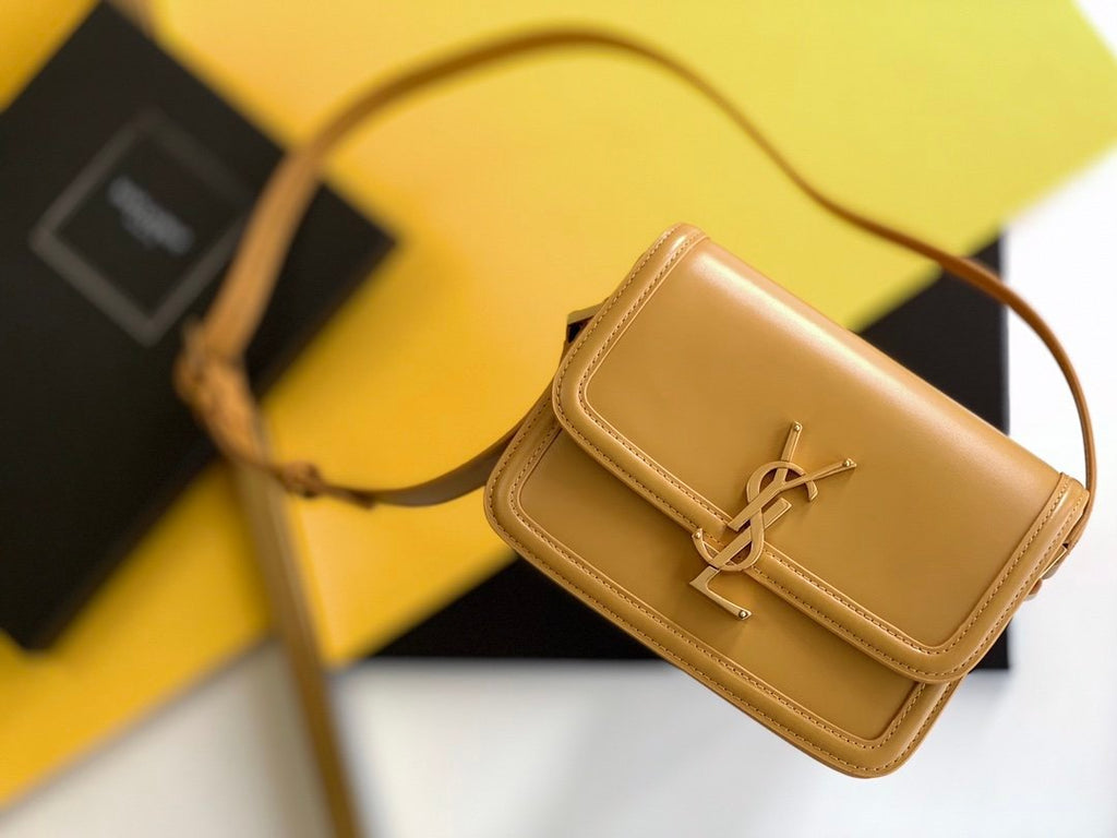 Saint Laurent Solferino Small Satchel With Gold Hardware 19cm