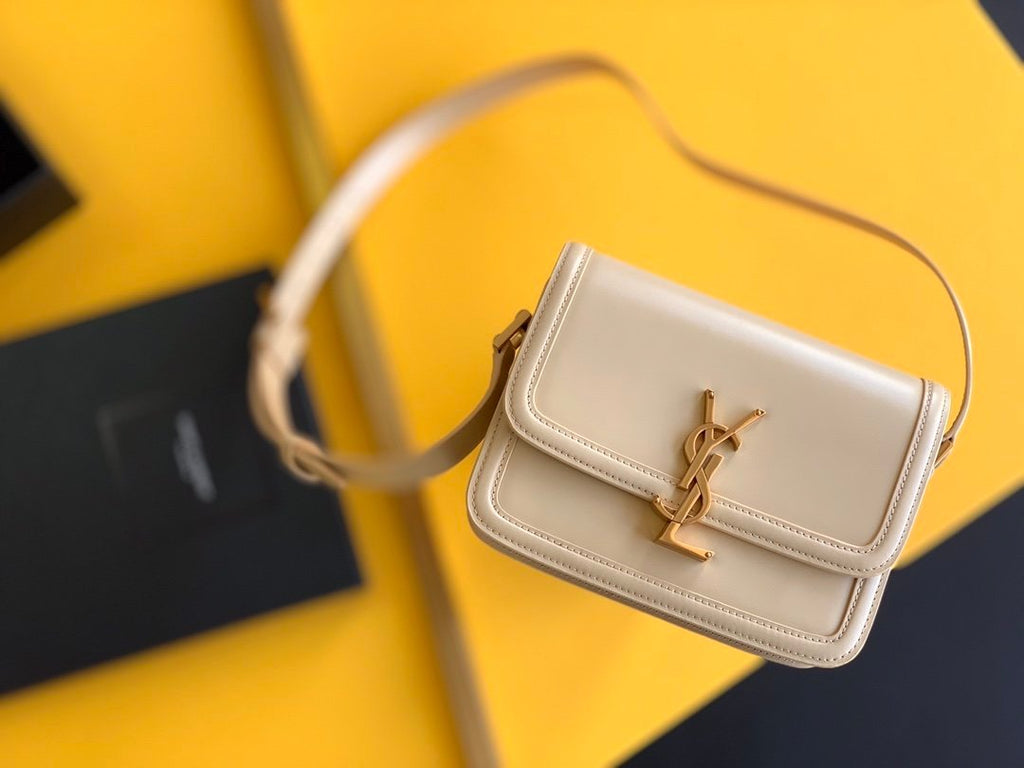 Saint Laurent Solferino Small Satchel With Gold Hardware 19cm