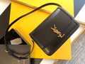 Saint Laurent Solferino Medium Satchel With Gold Hardware 23cm