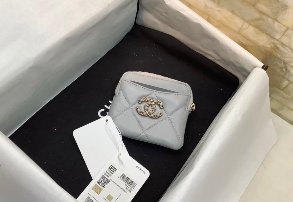 CO-CO Chanel CC Chain Logo Card Holder 12cm