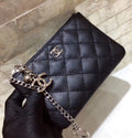 CO-CO Chanel Clutch With Silver Hardware 14cm
