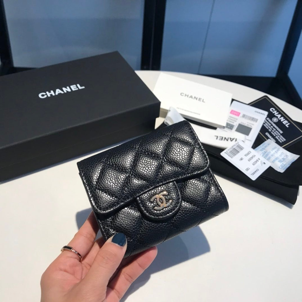 CO-CO Chanel Card Wallet With Gold Hardware 11cm