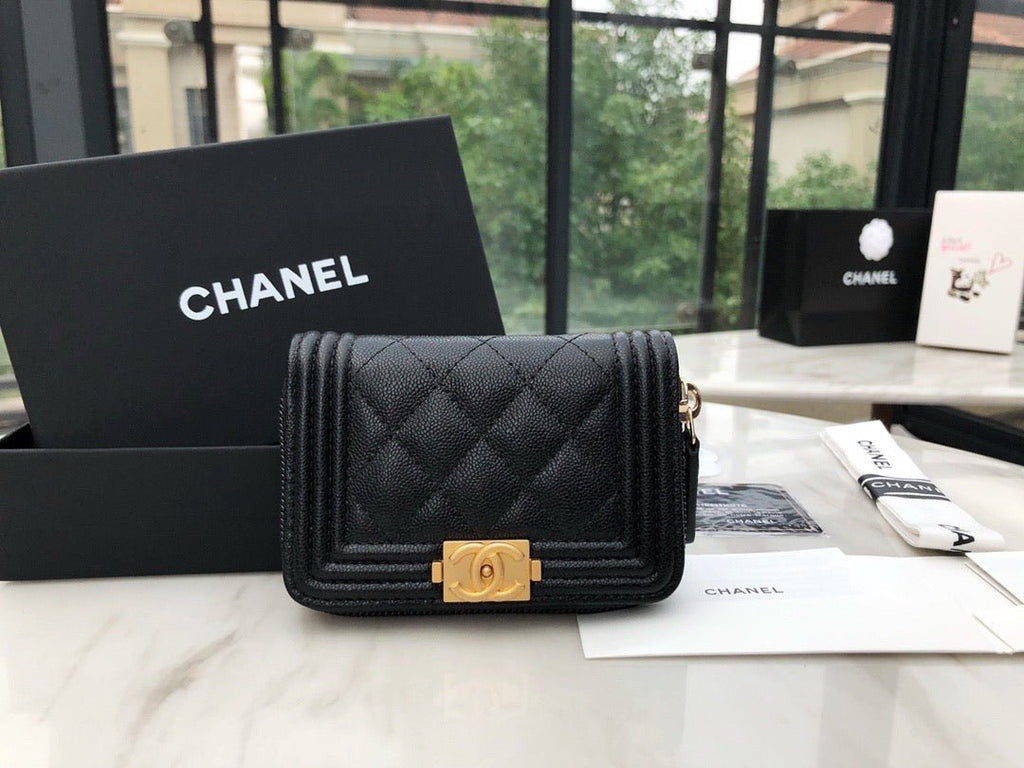 CO-CO Chanel Zipped Coin Purse 11cm