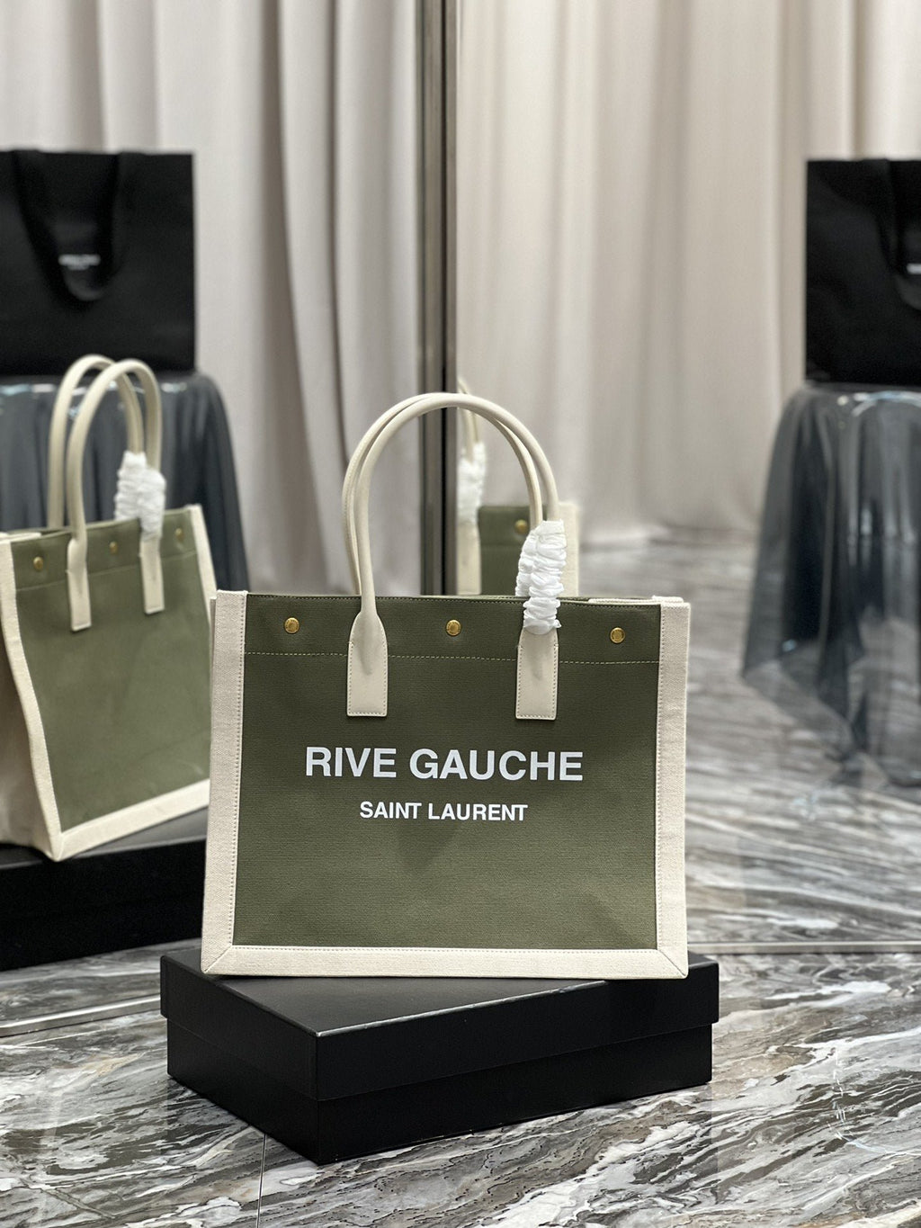 Saint Laurent Rive Gauche Tote Bag 39cm