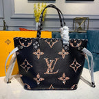 Louis Vuitton Neverfull MM Tote Bag 32cm Monogram Jungle Canvas Spring/Summer Collection M44676, Black