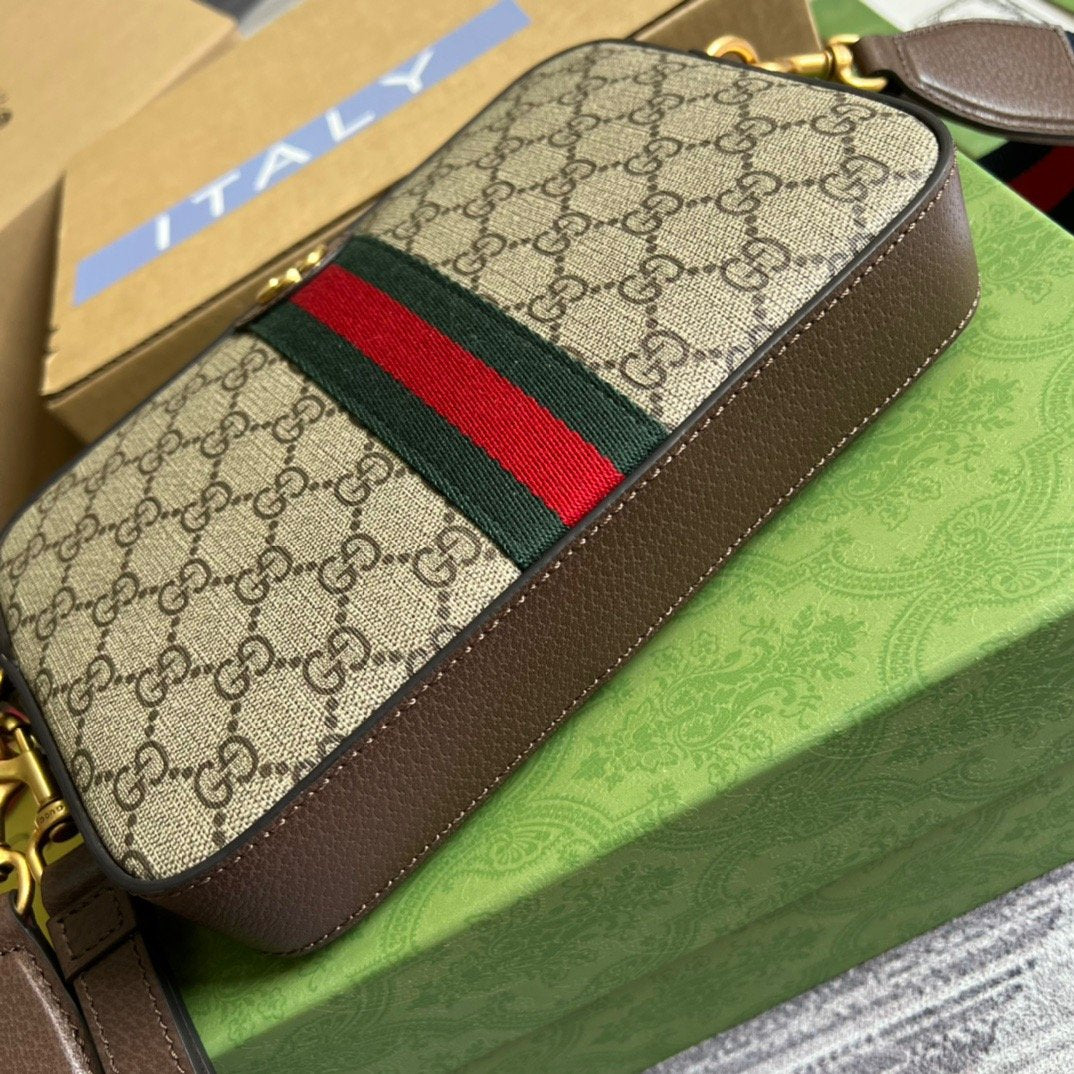 Gucci Ophidia GG Shoulder Bag Beige For Women, Women’s Bags 9.2in/24cm
