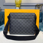 Louis Vuitton District PM Bag 25cm Damier Graphite Canvas Spring/Summer Collection N41028, Black
