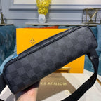 Louis Vuitton District PM Bag 25cm Damier Graphite Canvas Spring/Summer Collection N41028, Black