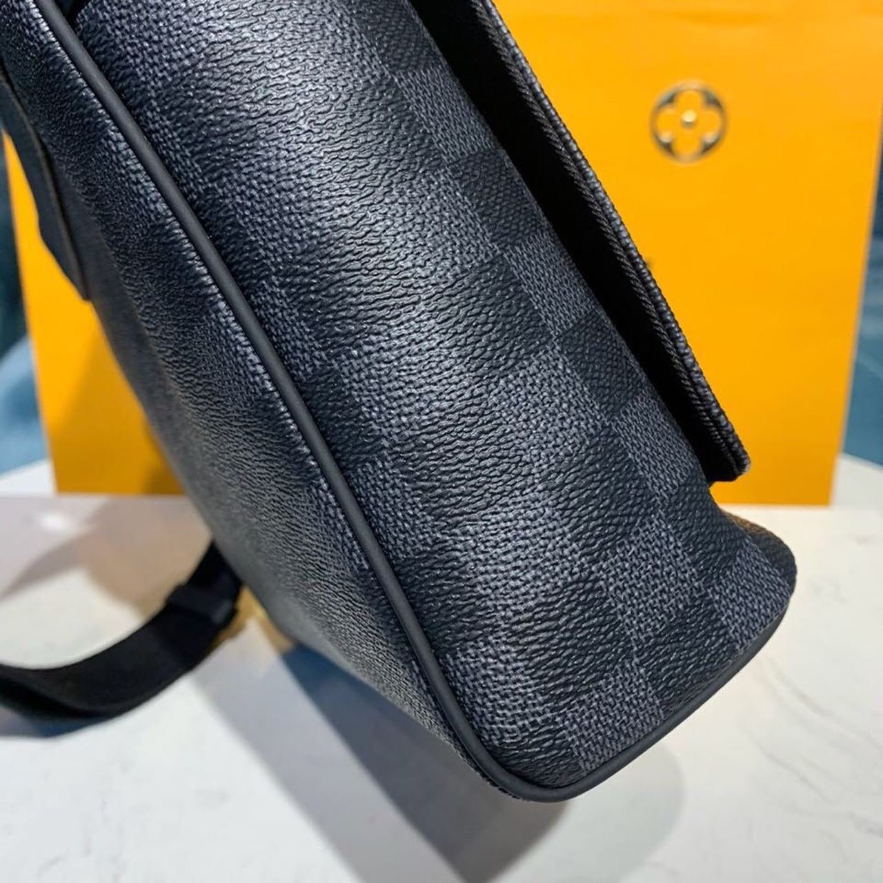Louis Vuitton District PM Bag 25cm Damier Graphite Canvas Spring/Summer Collection N41028, Black