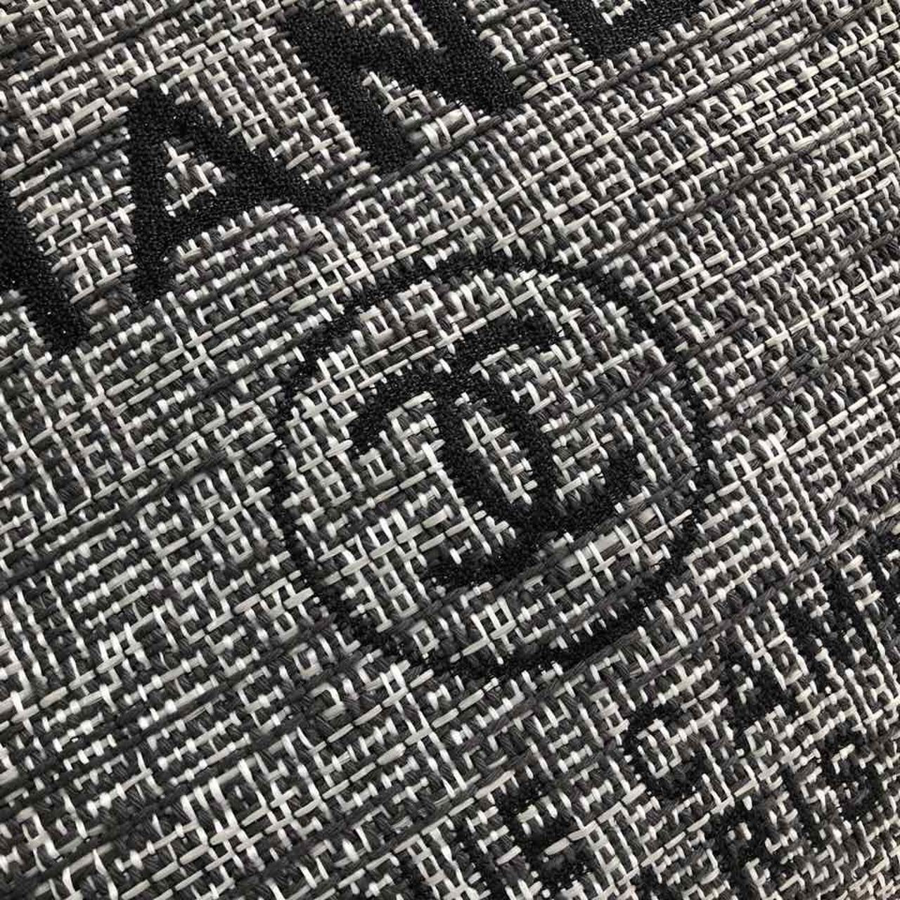 Chanel Deauville Tote 38cm Raffia Canvas Bag Fall/Winter Collection, Black/White