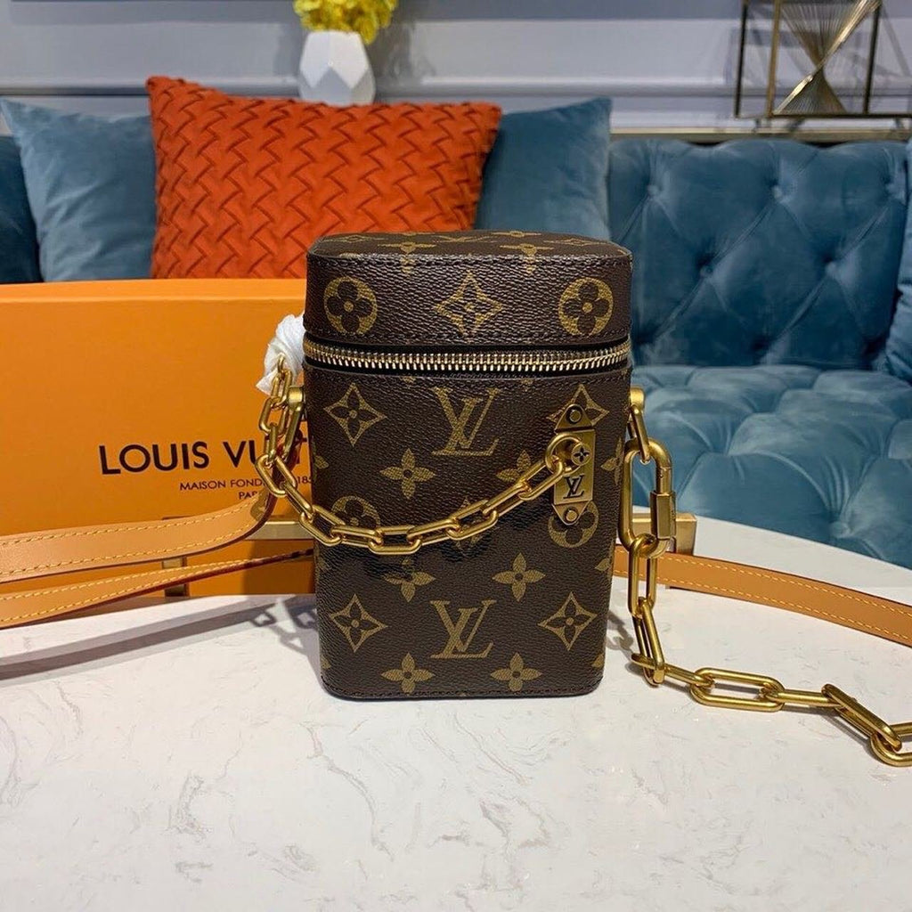 Louis Vuitton Crossbody 12cm Bag Monogram Canvas Fall/Winter Collection M61112, Brown