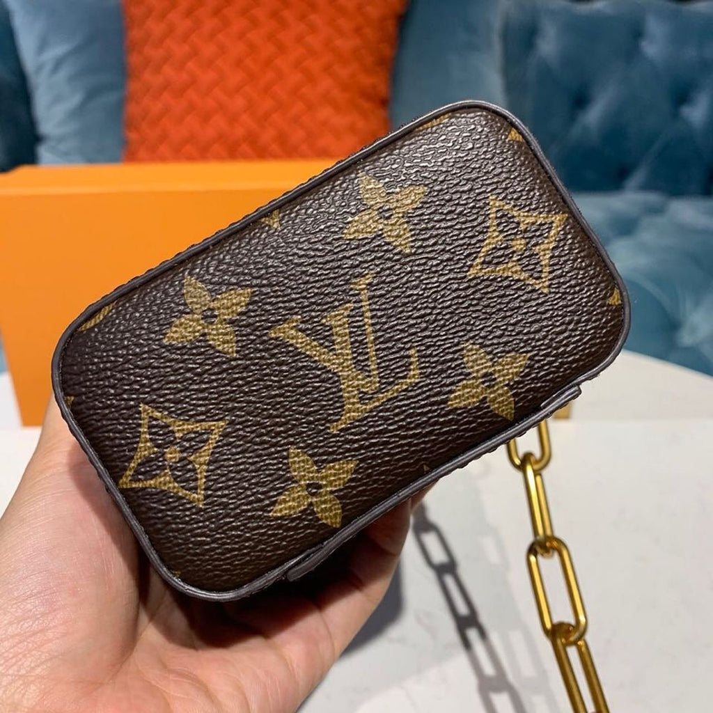 Louis Vuitton Crossbody 12cm Bag Monogram Canvas Fall/Winter Collection M61112, Brown
