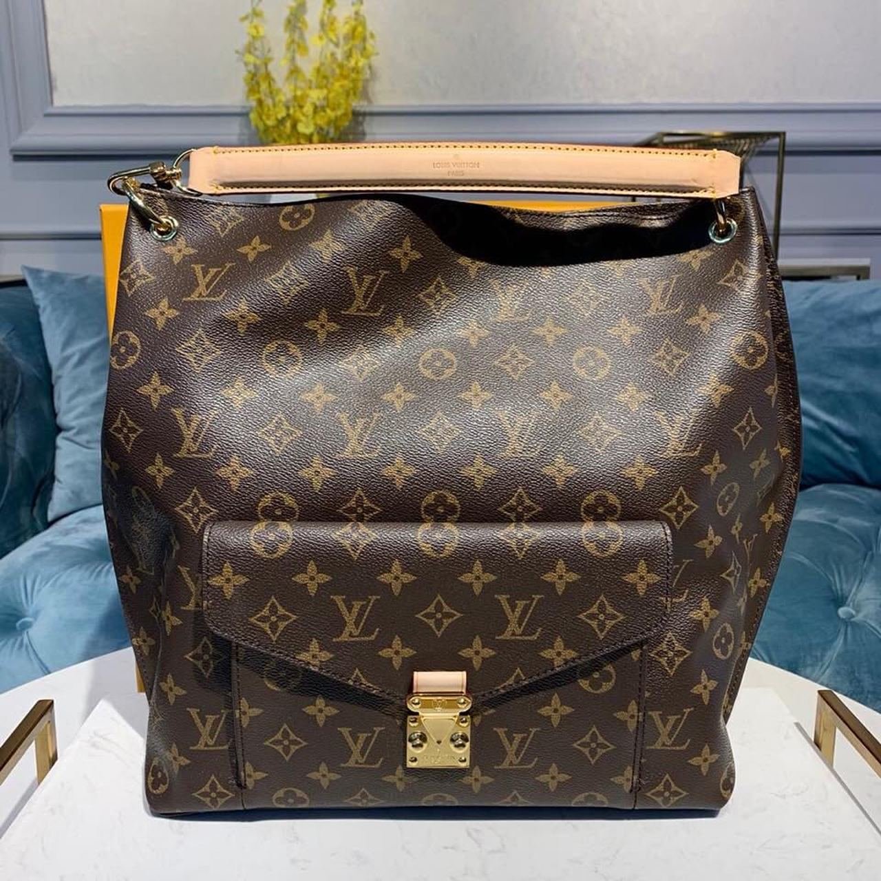Louis Vuitton Metis Tote Bag 34cm Monogram Canvas Spring/Summer Collection M40781, Brown