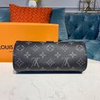 Louis Vuitton 3 Watch Case Monogram Infini Canvas Fall/Winter Collection M47530, Black