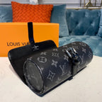 Louis Vuitton 3 Watch Case Monogram Infini Canvas Fall/Winter Collection M47530, Black