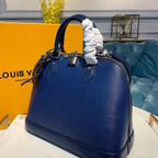 Louis Vuitton Alma PM Bag 32cm Epi Canvas Fall/Winter Collection M40302, Navy Blue