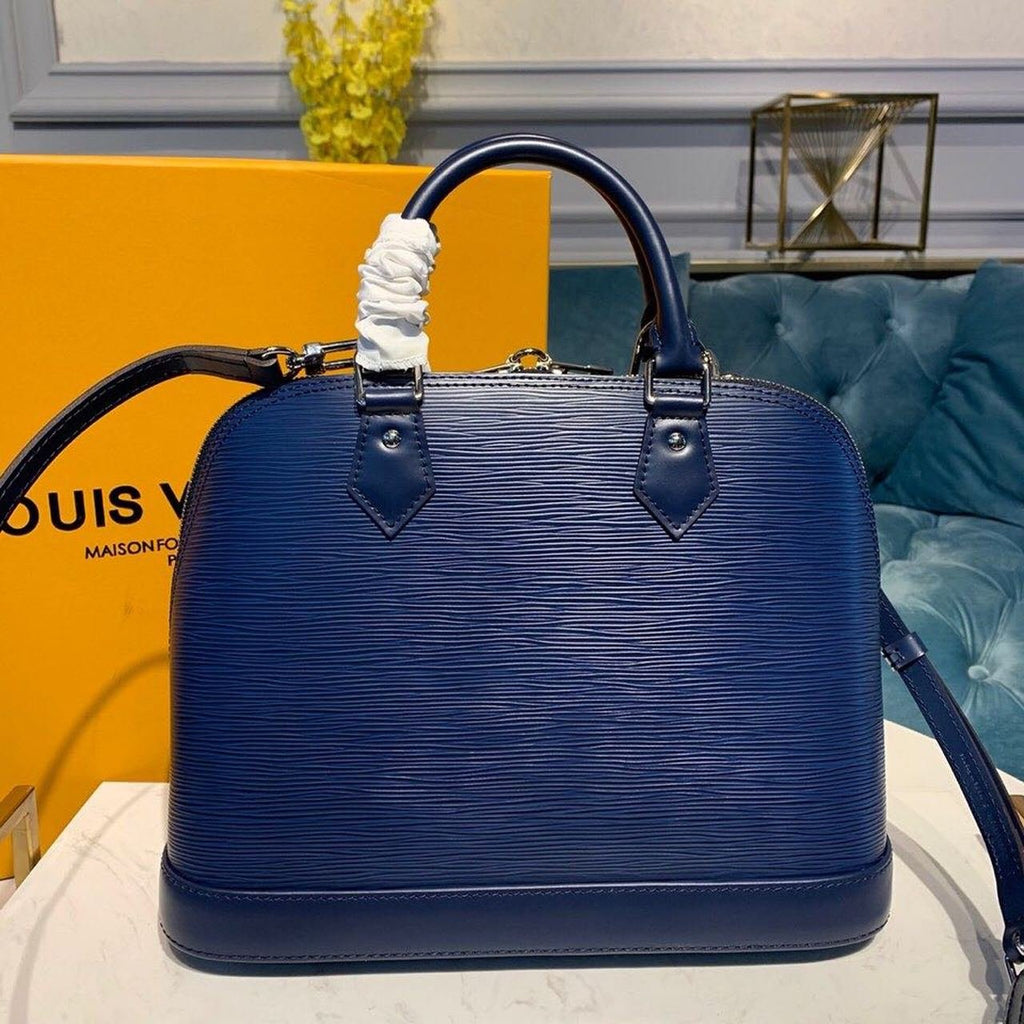 Louis Vuitton Alma PM Bag 32cm Epi Canvas Fall/Winter Collection M40302, Navy Blue