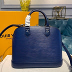 Louis Vuitton Alma PM Bag 32cm Epi Canvas Fall/Winter Collection M40302, Navy Blue