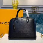 Louis Vuitton Alma PM Bag 32cm Epi Canvas Fall/Winter Collection M40302, Black
