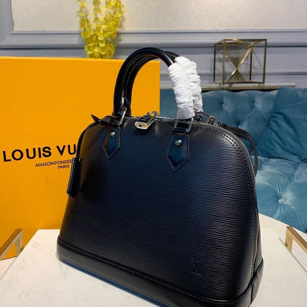 Louis Vuitton Alma PM Bag 32cm Epi Canvas Fall/Winter Collection M40302, Black