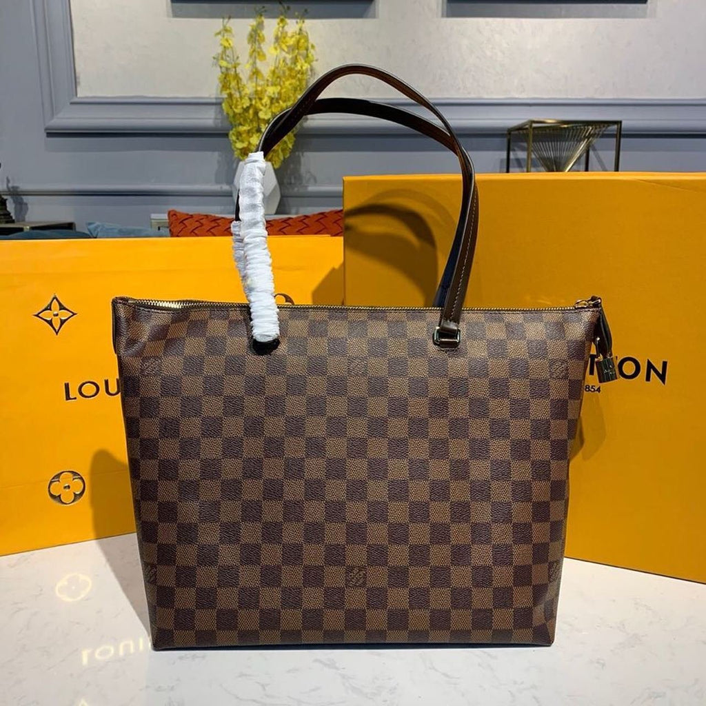 Louis Vuitton Iena MM Bag 34cm Damier Ebene Canvas Fall/Winter Collection N41013 Brown