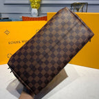 Louis Vuitton Iena MM Bag 34cm Damier Ebene Canvas Fall/Winter Collection N41013 Brown
