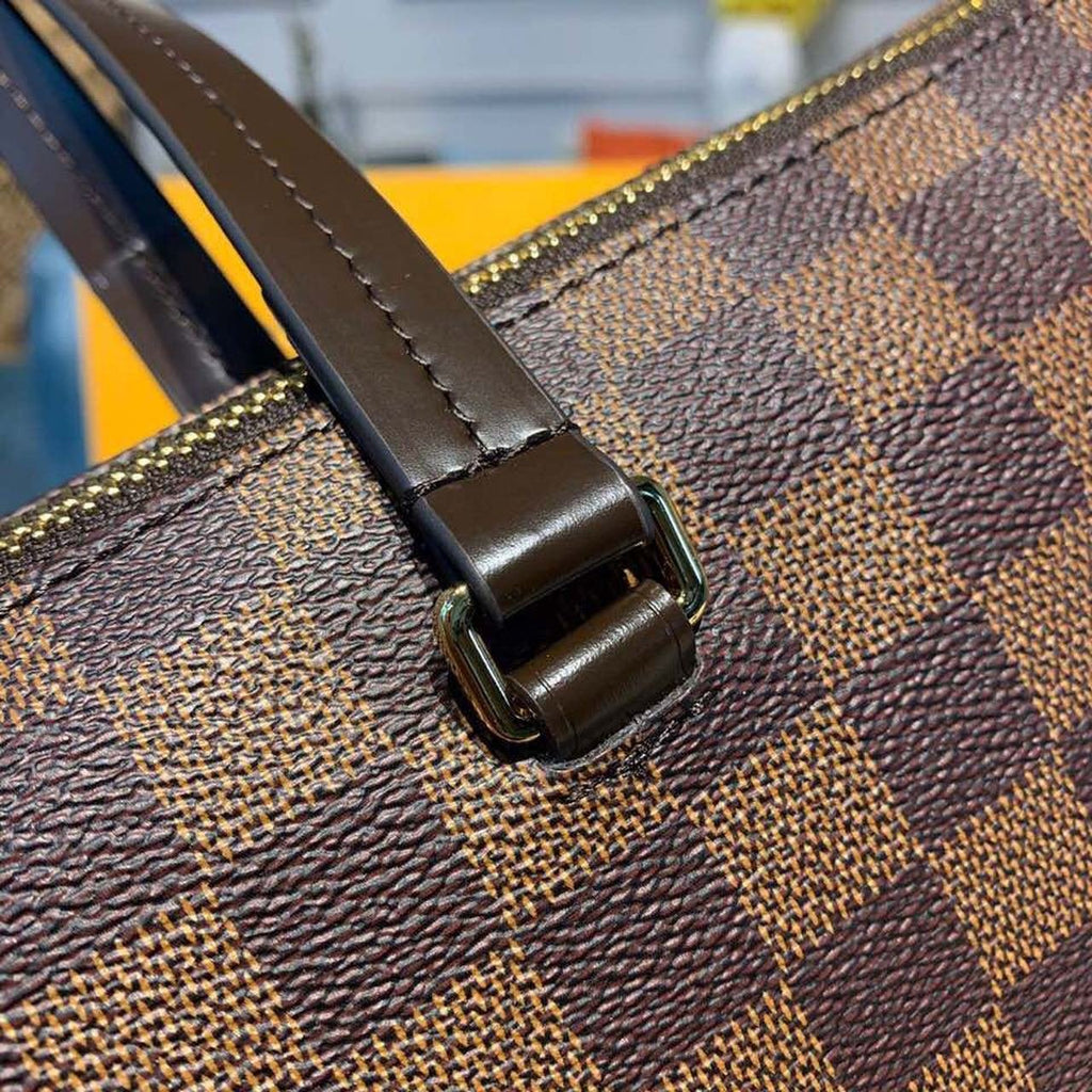 Louis Vuitton Iena MM Bag 34cm Damier Ebene Canvas Fall/Winter Collection N41013 Brown